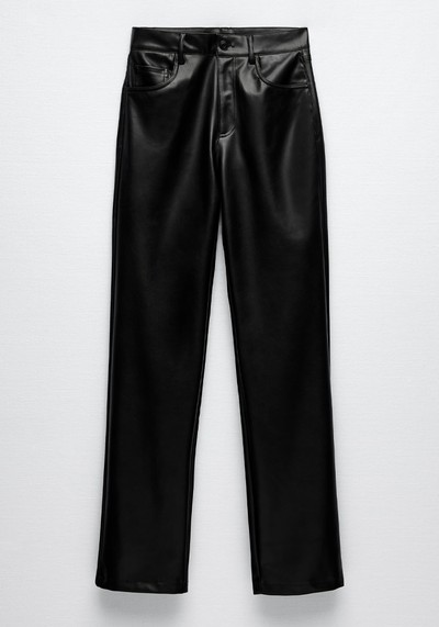 Leather Trousers from Zara