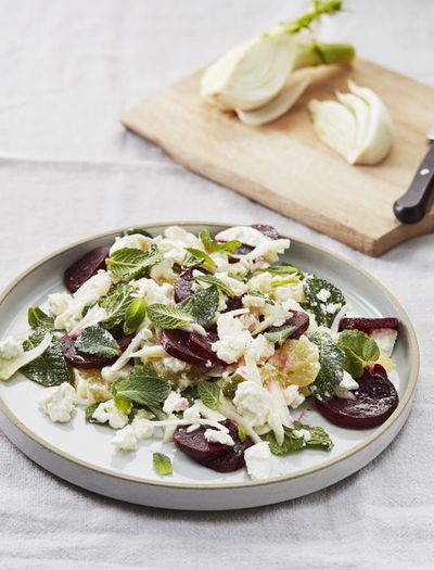 Beetroot, Mint, Fennel & Feta Salad