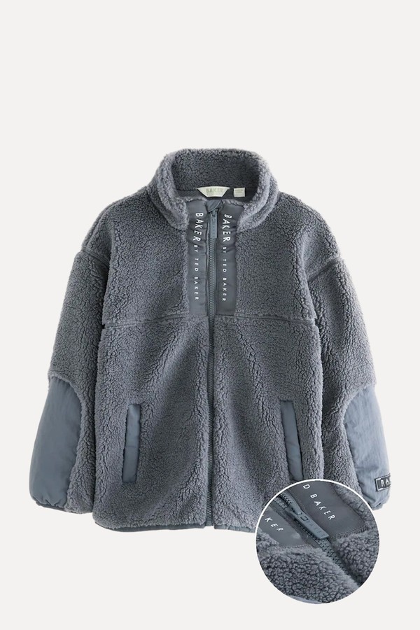 Borg Zip Through Fleece from Baker by Ted Baker