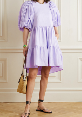 Bailey Broomstick Tiered Linen-Blend Dress from Sea