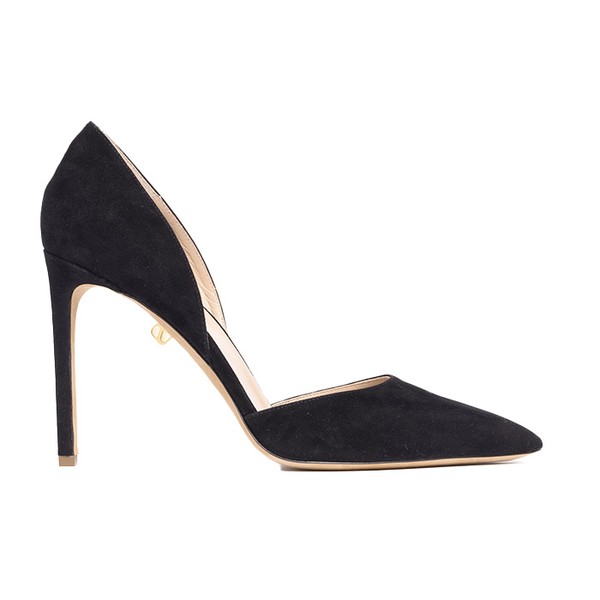 Nieves High-Heel Suede Stilettos from Maison Skorpios