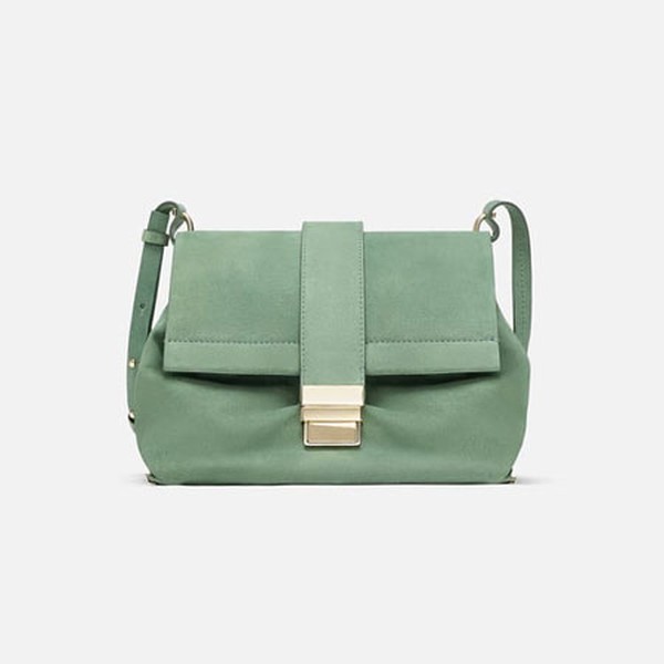 Split Suede City Bag from Zara