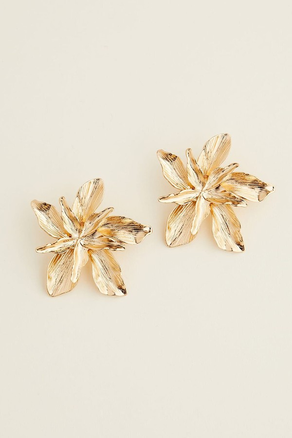 Statement Flower Stud Earring