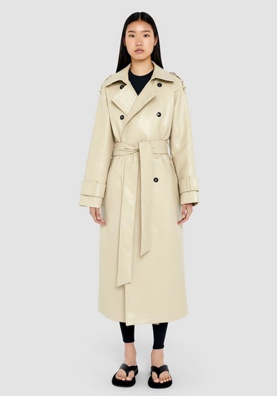 Vegan Leather Trench