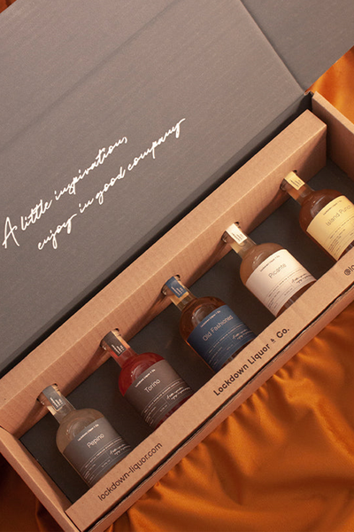 Petite Liquor Box, £36 | Lockdown Liquor & Co