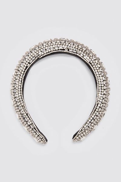 Bejewelled Padded Headband from Zara