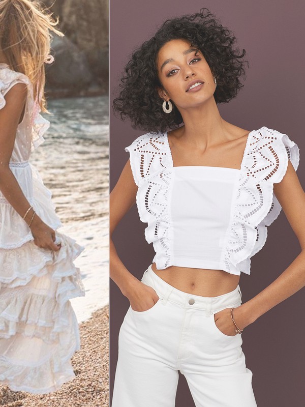 21 Ways To Wear White Ruffles