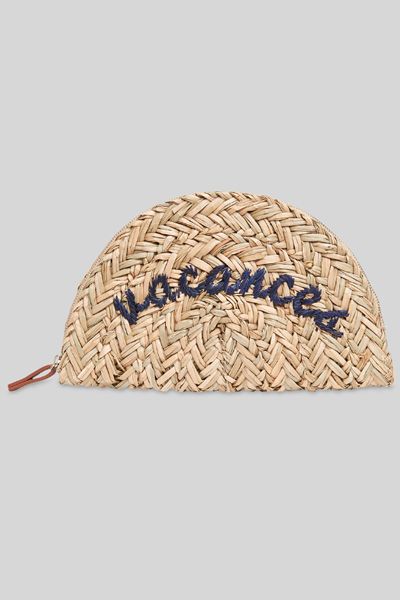 Vacances Straw Clutch 