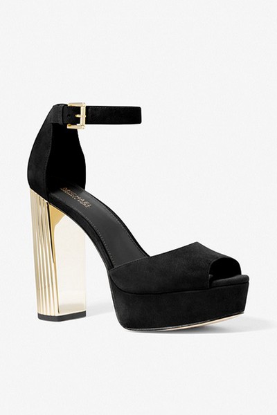 Porter Suede Platform Sandal from Michael Kors