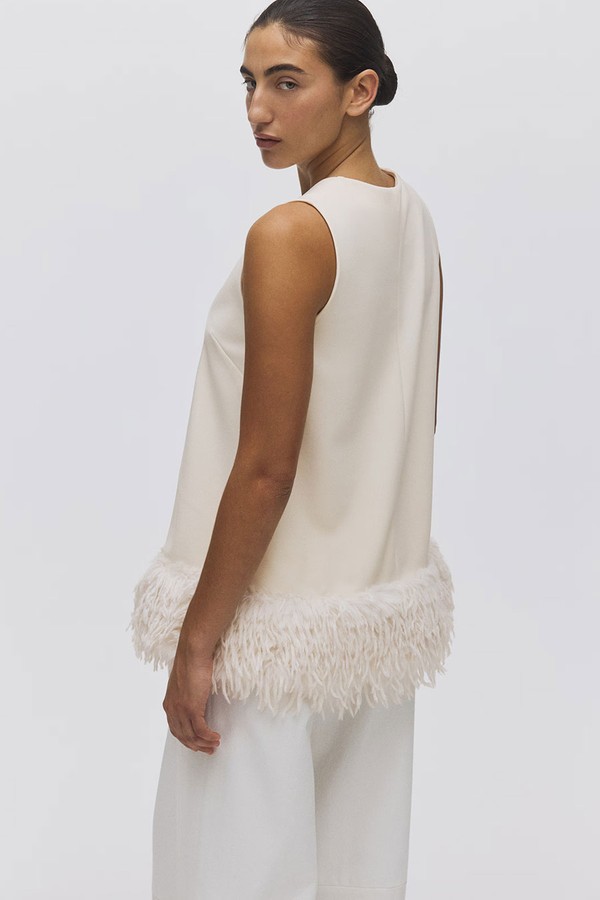 Fringe-Trimmed Top from H&M