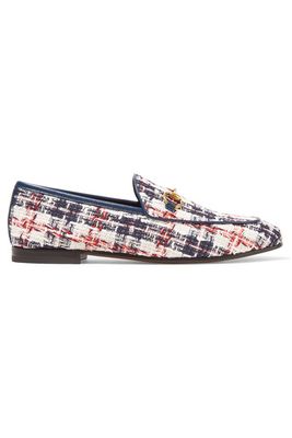 Horsebit-Detailed Tweed Loafers from Gucci