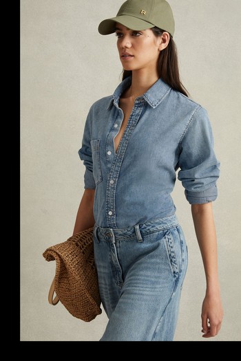 Poppie Relaxed Denim Shirt, £138