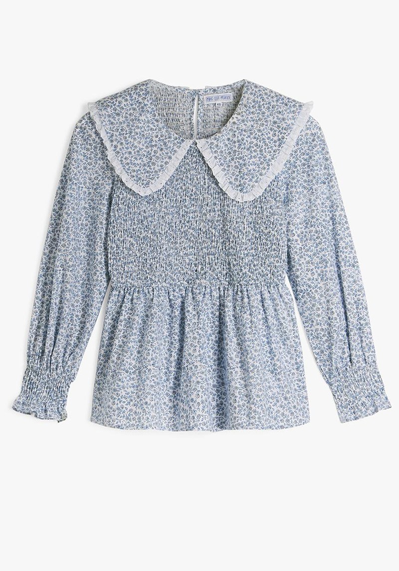 Sky Ditsy Isabel Top from Pink City Prints