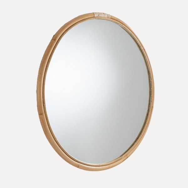 Nogu 90cm Diameter Round Rattan Mirror from La Redoute Interieurs