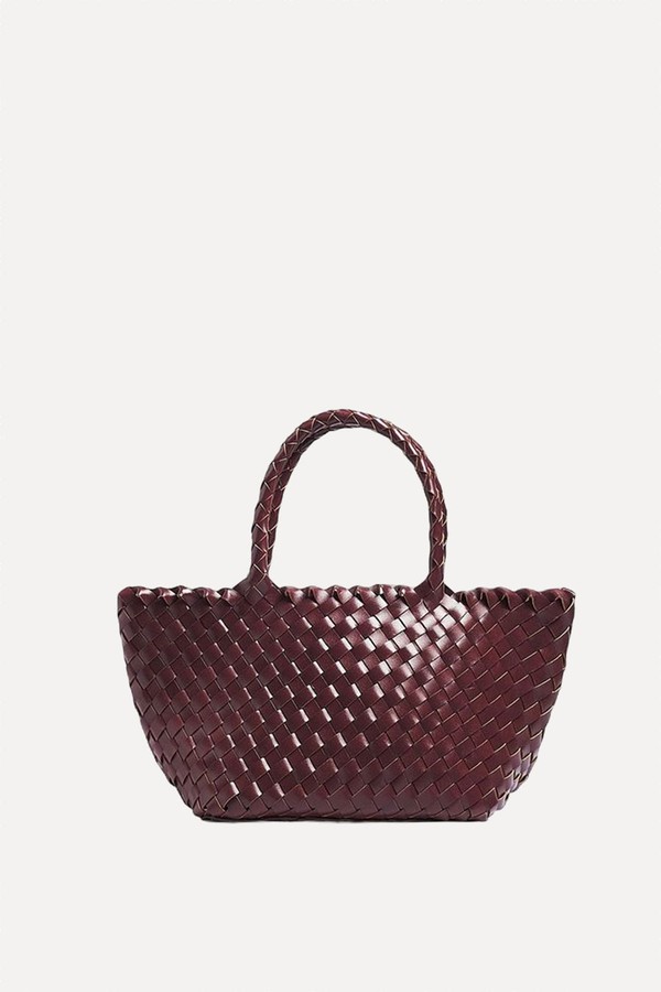 Woven Leather Handbag