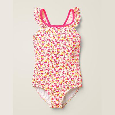 Back Detail Swimsuit Coral Pink from Boden