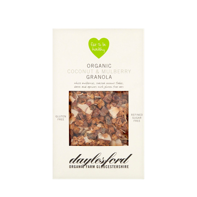 Organic Coconut & Mulberry Granola from Daylesford