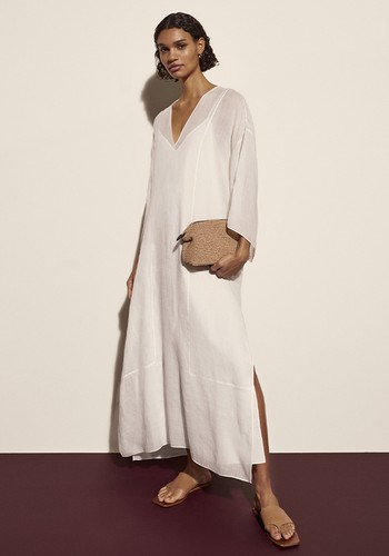 Long 100% Ramie Kaftan, £119 | Massimo Dutti