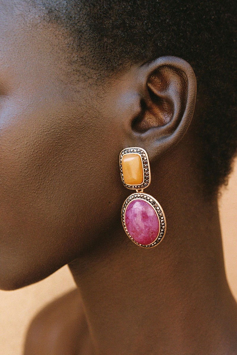Stone Shine Earrings