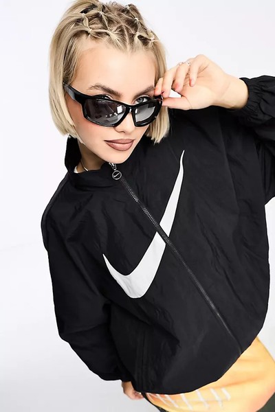 Mini Swoosh Swoosh Logo Full Zip Track Jacket from Nike 