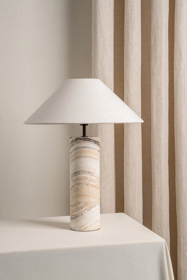 Barola Cylinder Table Lamp from Lights & Lamps