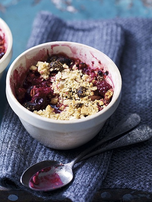 Spiced Black Forest Crumbles