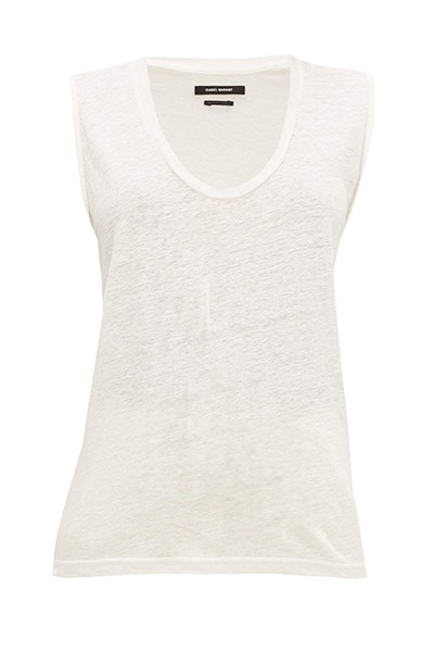 Maik Scoop-Neck Linen Top from Isabel Marant