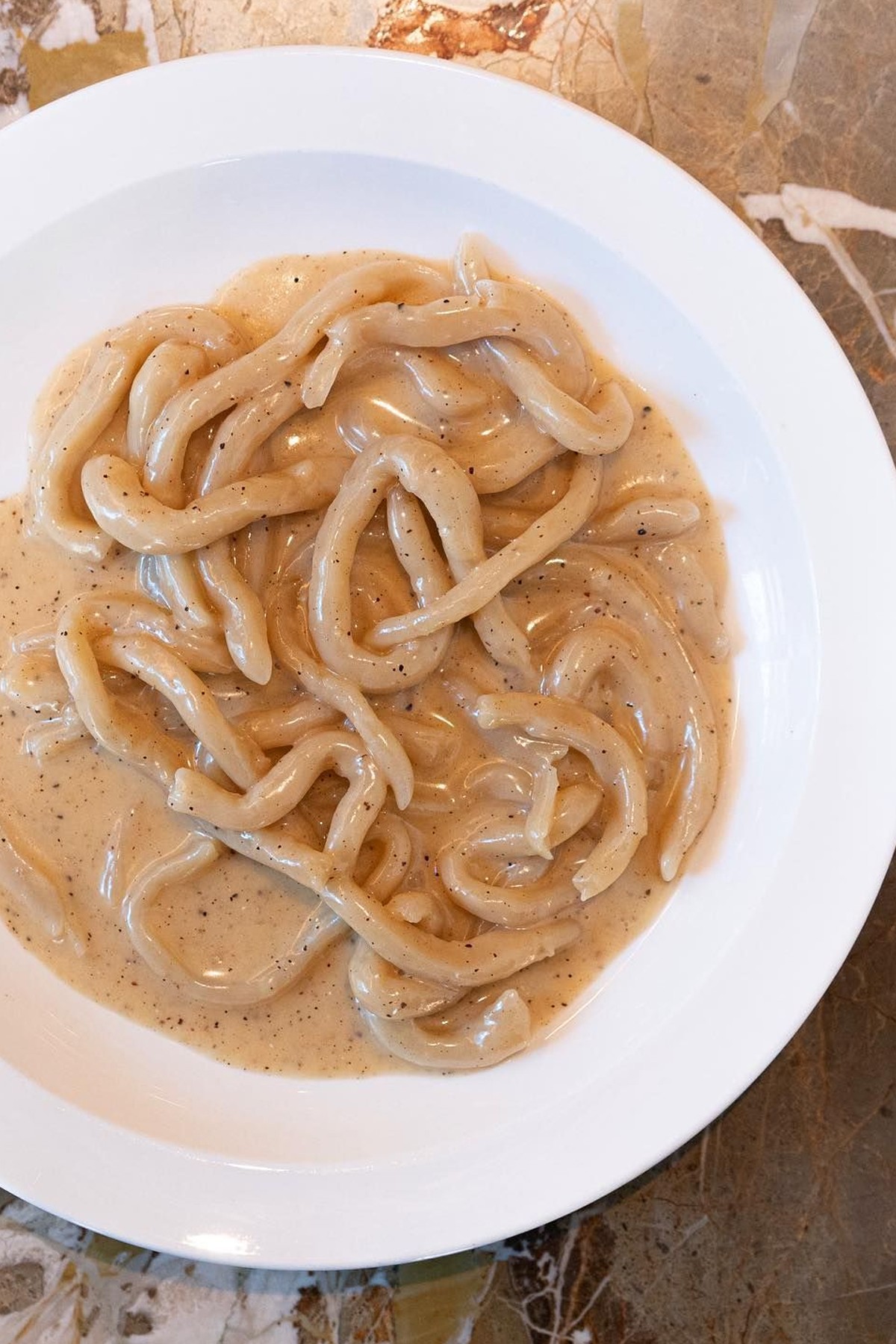 Pici Cacio E Pepe at Padella