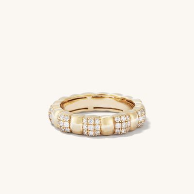 Pave Diamond Soft Charlotte Ring