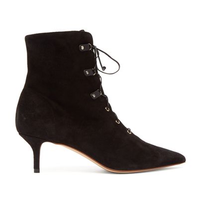Lace-Up Suede Ankle Boots from Francesco Russo