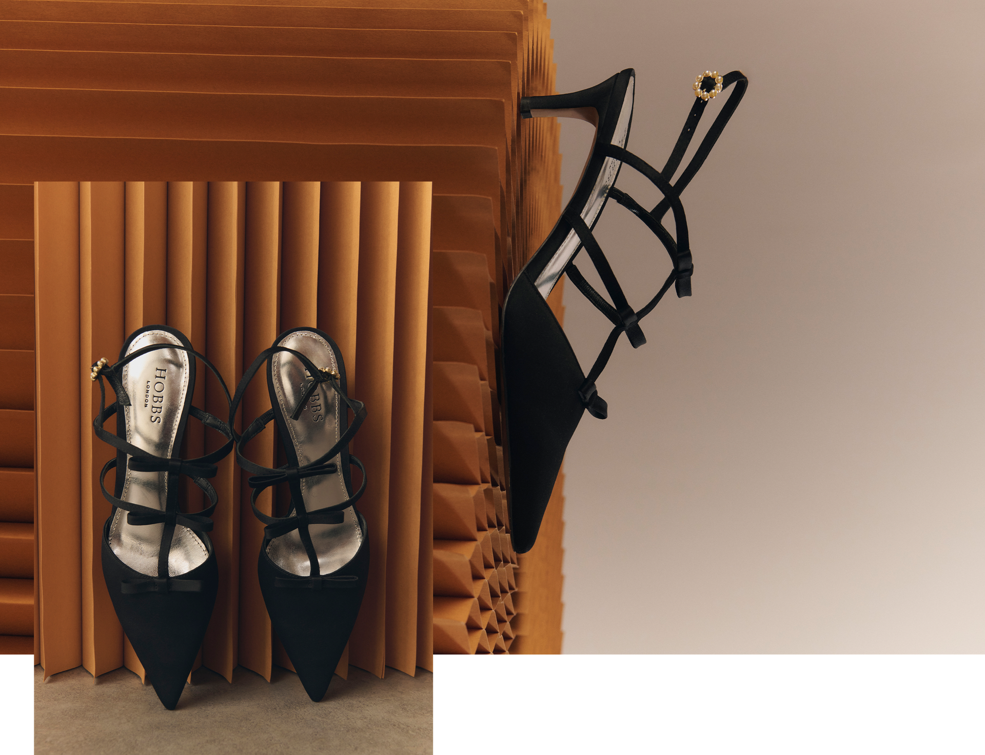 Gosford Satin Heels