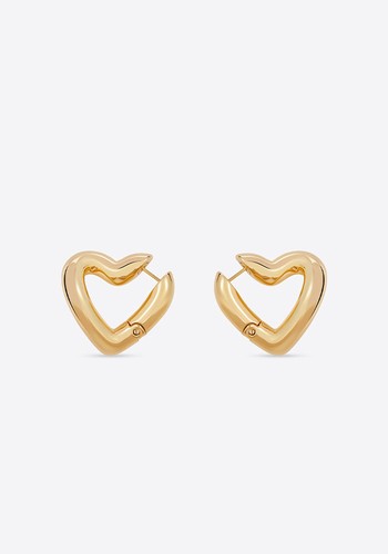 Heart Hoop Earrings from Balenciaga 