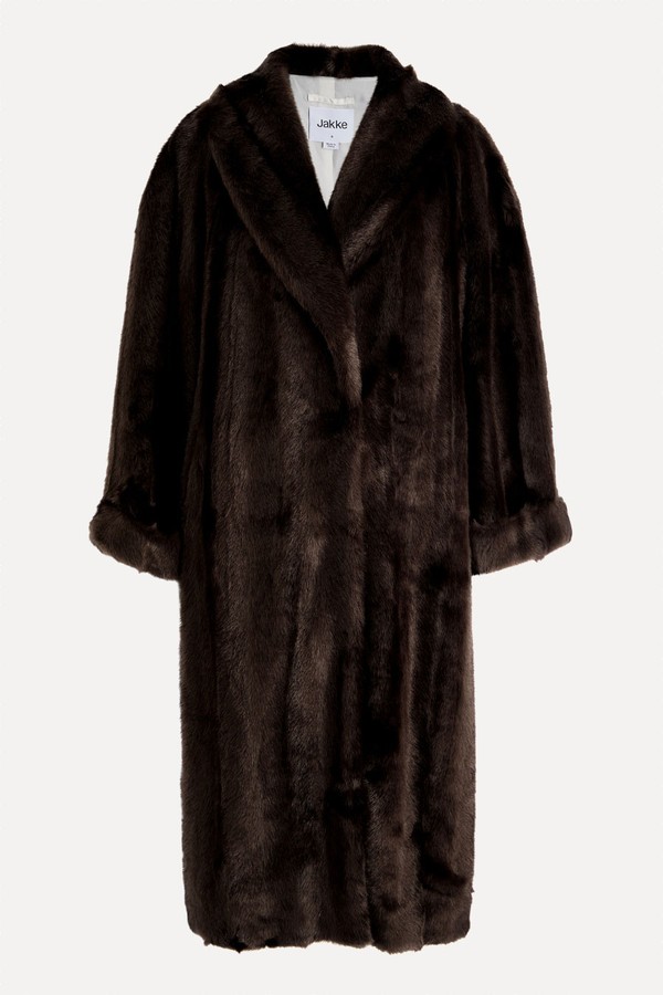 Castello Faux Fur Coat from JAKKE