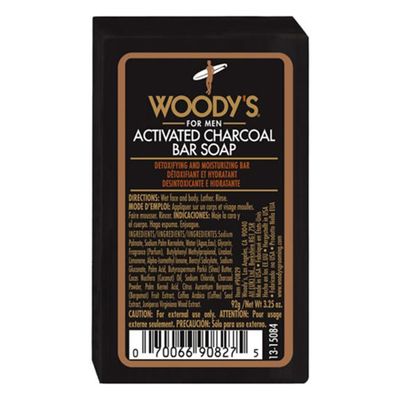 Activated Charcoal Bar Soap from Woody's