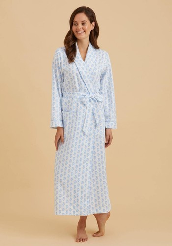 Brushed Cotton Dressing Gown from Bonsoir