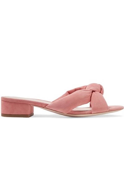 Elsie Knotted Suede Sandals from Loeffler Randall