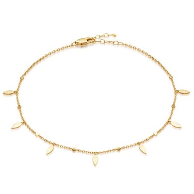 Gold Leaf Anklet from Missoma