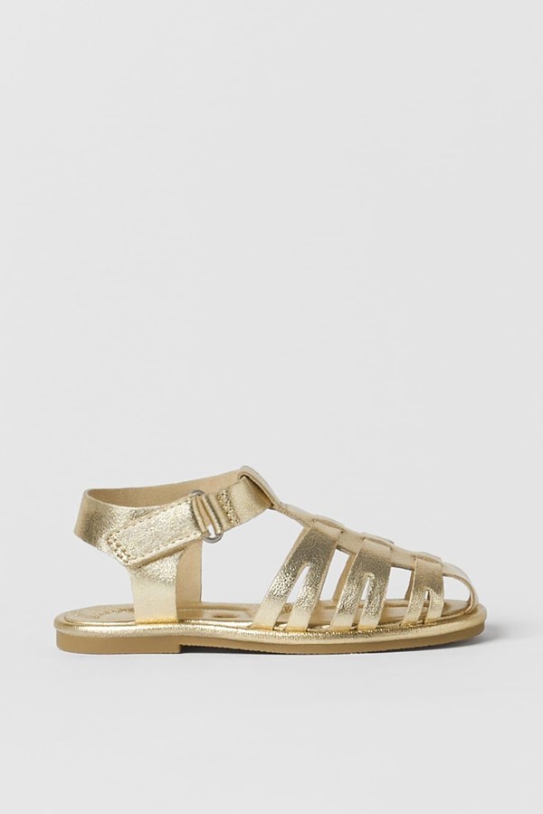 Golden Cage Sandals
