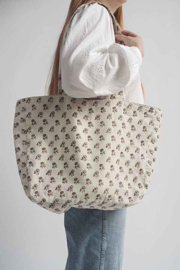 Organic Cotton Reversible Shopper from Path Homeware