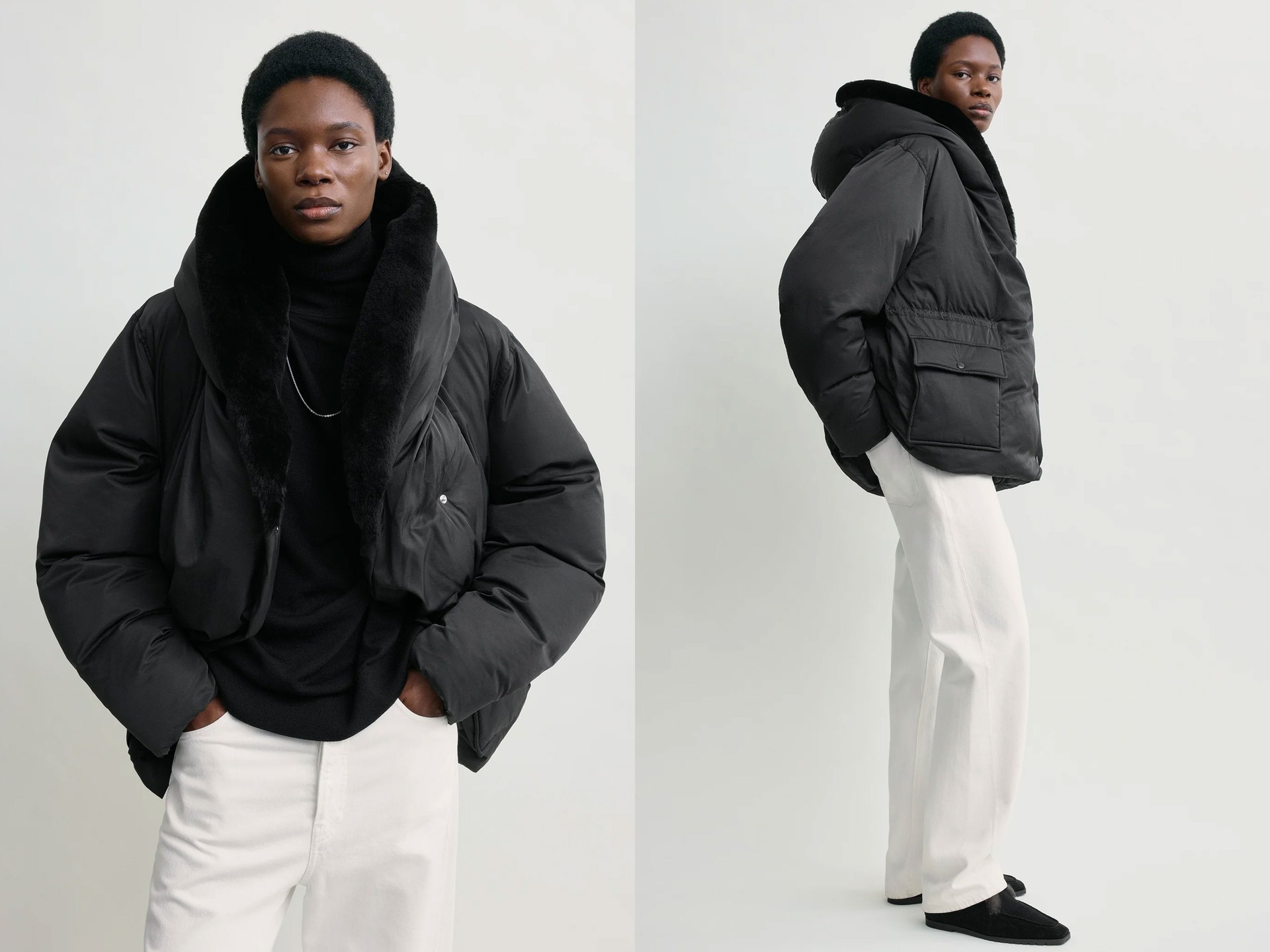 Cinched Puffer Jacket from Toteme