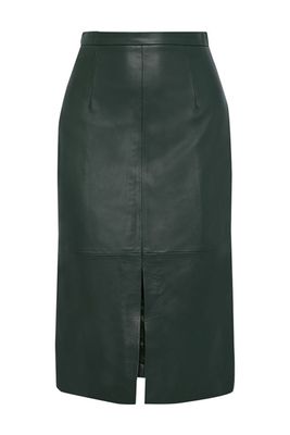 Malena Leather Pencil Skirt