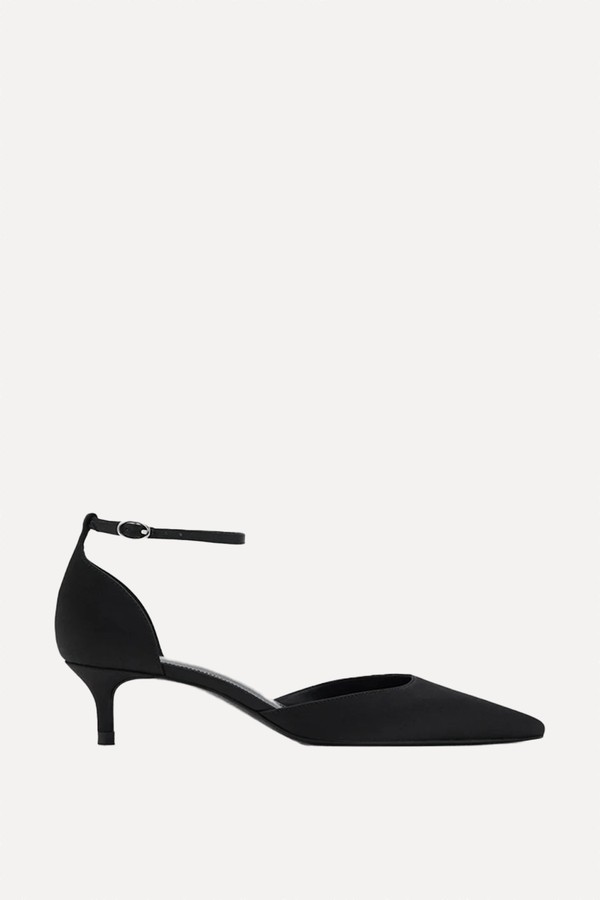 Kitten-Heeled Shoes With Ankle Strap from Mango