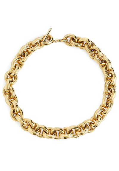 Chunky Gold-Plated Necklace 