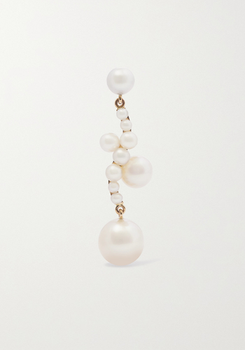 Ocean Perle 14-Karat Gold Pearl Single Earring from Sophie Bille Brahe