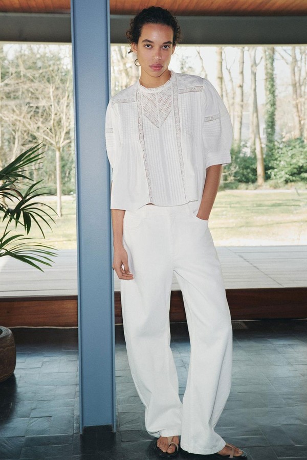 Zw Collection Barrel Mid-Rise Jeans from Zara