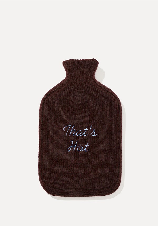 Personalised Cashmere Hot Water Bottle 