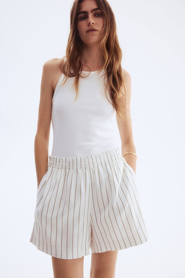 Linen-Blend Shorts from H&M