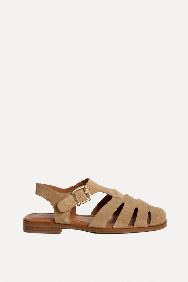 Suede Fisherman Sandals from MARKS & SPENCER