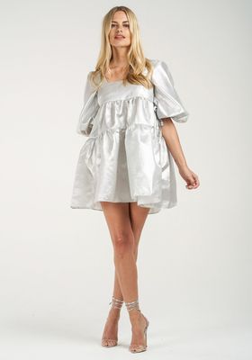 Silver Martha Dress from Paper London