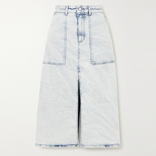 Paneled Organic Denim Skirt from Stella McCartney